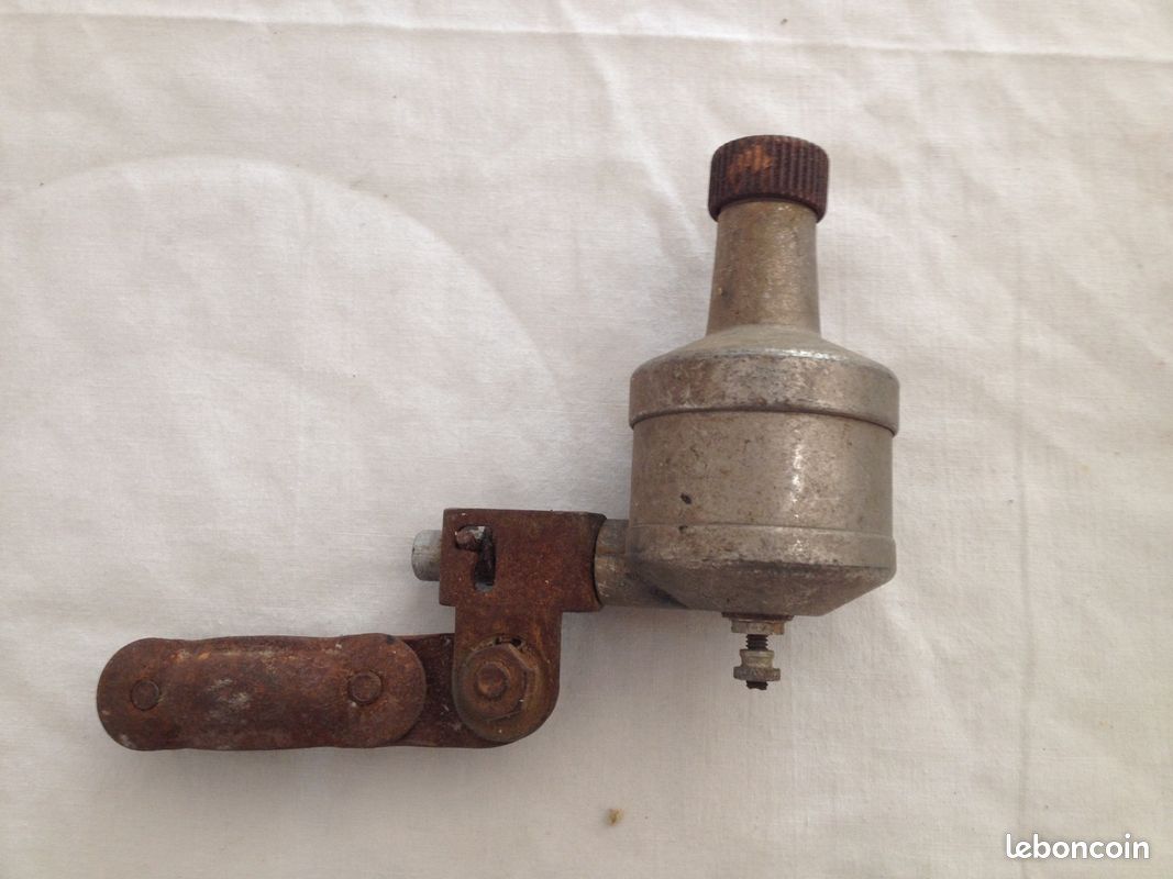 Phare Ancien Vélo Bicyclette, Aluminium Et Verre, Pour Pièces Ou Déco