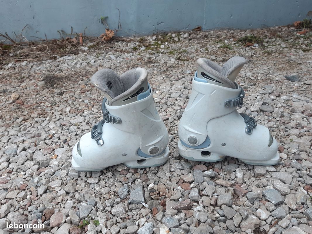 Chaussures De Ski Enfant Roces – Taille Ajustable 25-29, Fermeture 1 Boucle, Chausson Zieharmonika – Facile à Enfiler