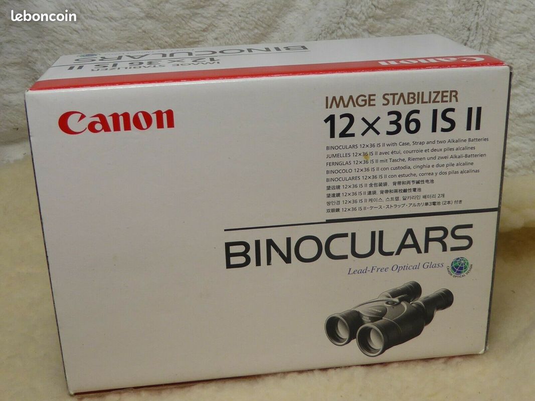 Canon Jumelles BINO12X36IS2 12 x 36 IS II (image 3)