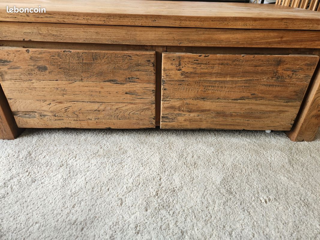 Table basse teck massif AMPM (image 3)