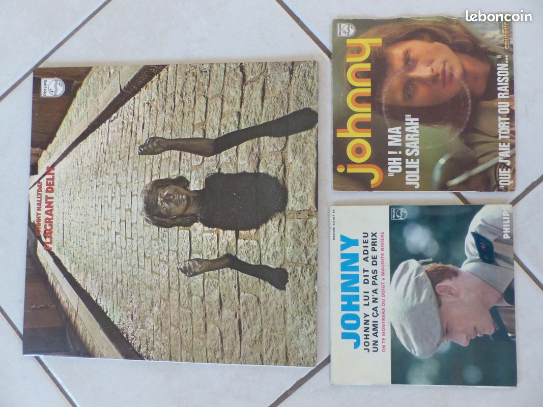 Lot disques Johnny Hallyday (image 1)