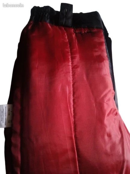 Pantalon-Ski fille "Tex" Taille 12 ans, coloris noir, doublé coloris rouge, excellent état 🎿 (image 16)