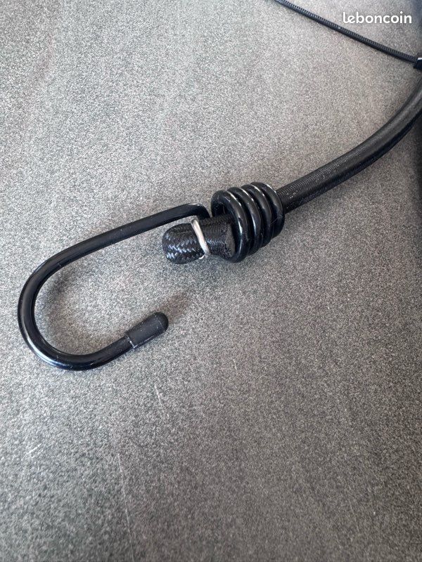 4 Tendeurs Élastiques 1m - Crochets Métalliques - Extra Forts - Pour Vélo, Moto, Camping, Déménagement