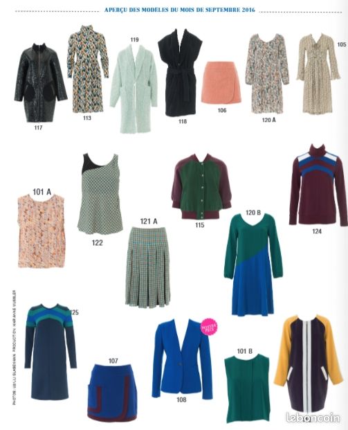 Revue Couture Burda Style N°201 09/2016 Loisirs créatifs