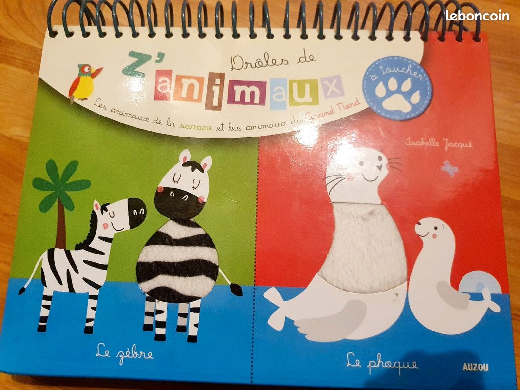 Livre à toucher et à animaux à associer (1er âge ) (image 1)
