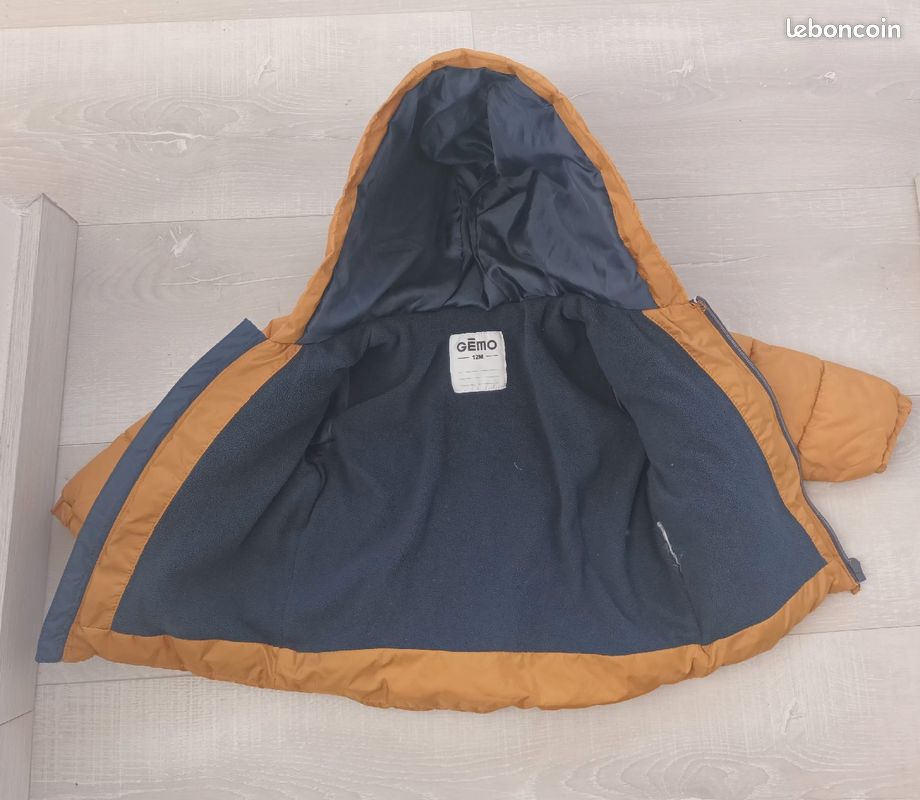 Lot de 2 doudounes 12 mois (image 4)