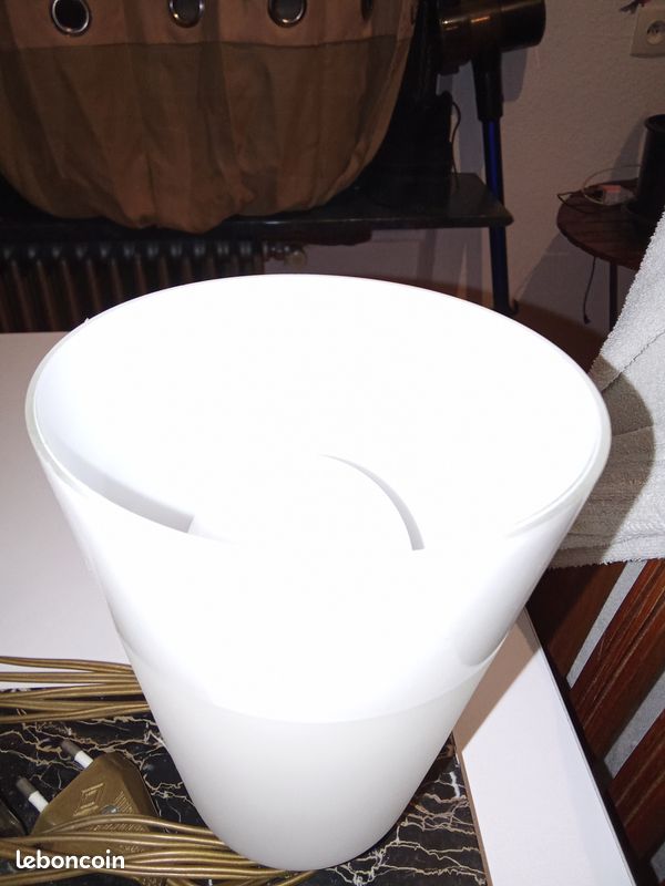 Vend Ancienne lampe de table chevreuil en régule sur socle en marbre H 19 CM LONG 30 CM LARG 10 CM (image 6)