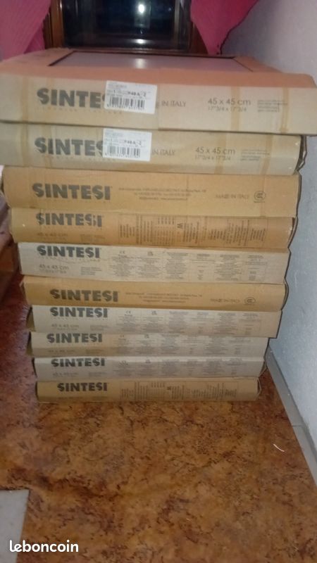 Lot de 16 m2 de carrelage intérieur 45x 45 cm , couleur beige, neuf (image 2)