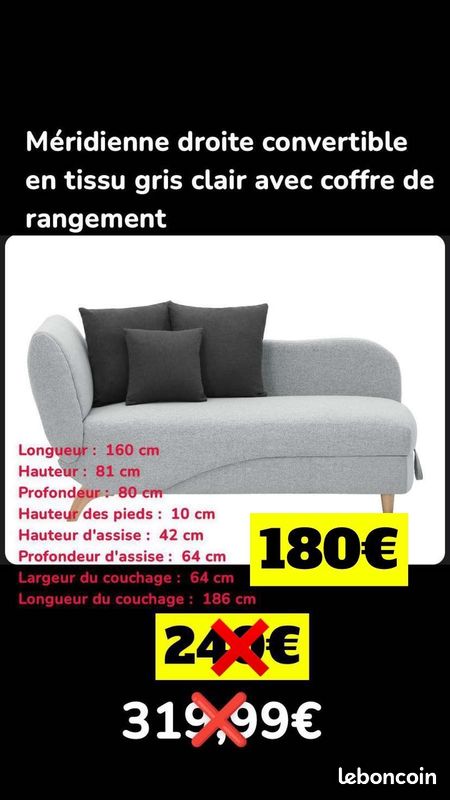 CANAPES angle,convertible,express,cuir (image 11)