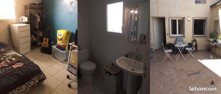 Grand T2 de 45m2 Avec Patio à AIMARGUES