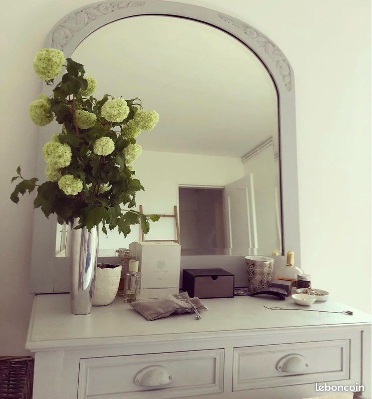 Coiffeuse et miroir vintage (image 1)