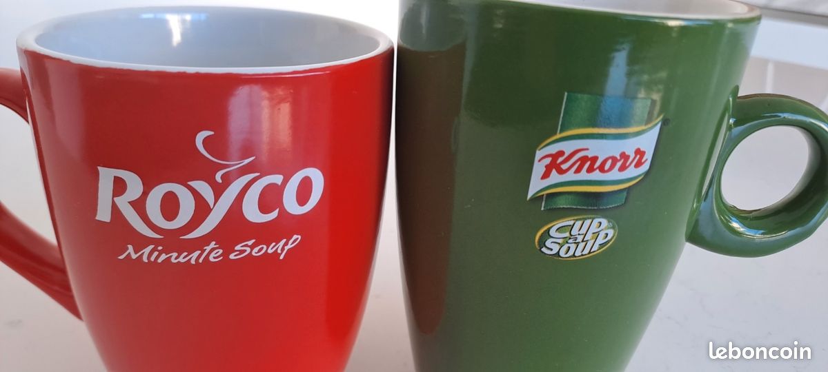 Lot de 2 mugs publicitaires Royco et Knorr (image 2)
