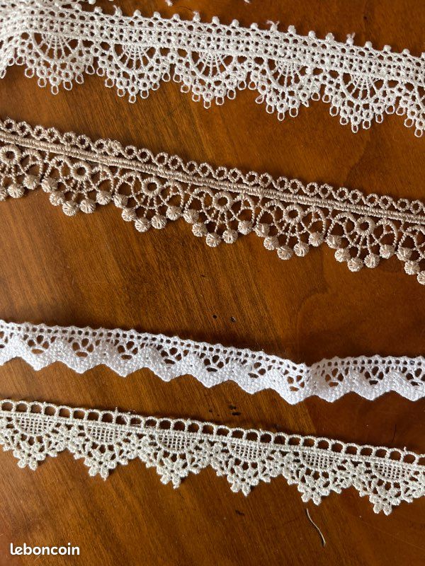 Lot de galon dentelle croquet (image 8)