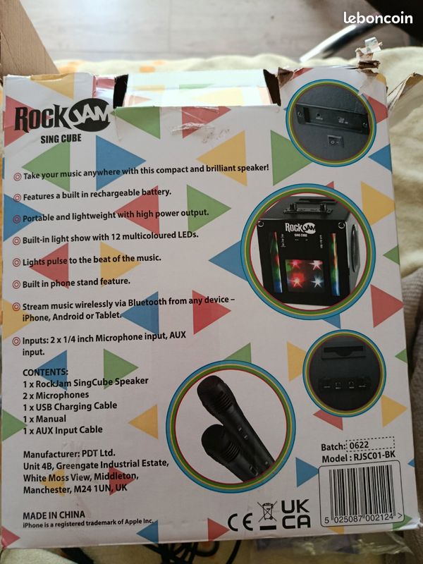 Enceinte avec 2 micros (image 2)