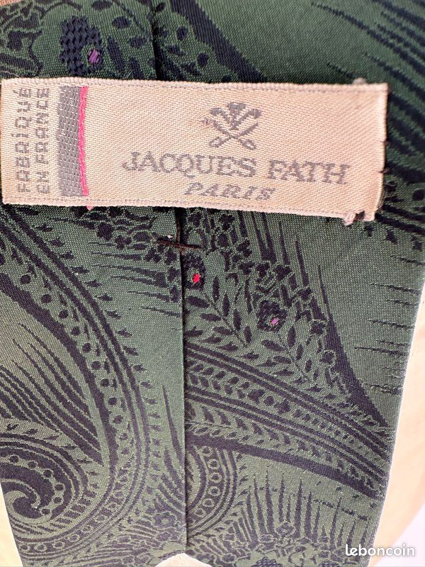 Jacques Fath Paris Collar gargantilla de vidrio colado y abalorios, vintage años 80 en venta en