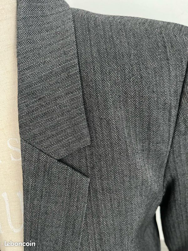 Veste femme chevrons grise Marque Etam T42 neuve Vêtements