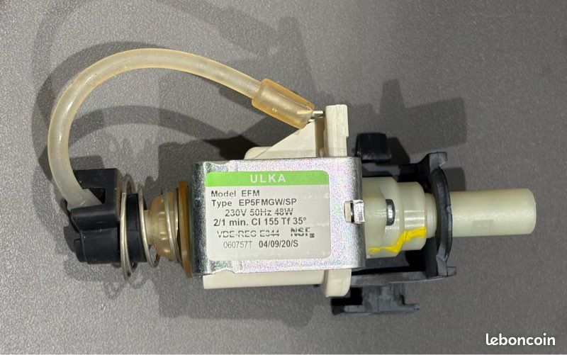 Pompe Philips Ulka EFM EP5FMGW/SP, Occasion Mais Fonctionnelle - Pièce Détachée Pour Machine à Café