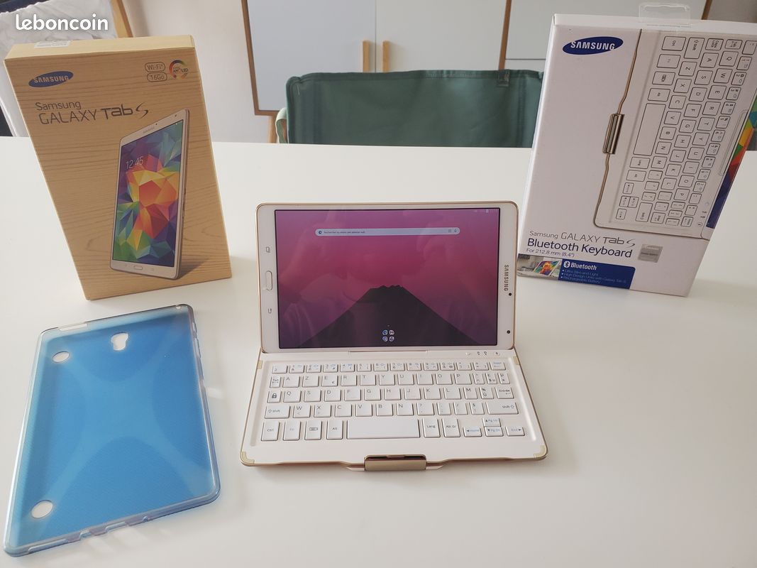 Tablette Samsung Galaxy Tab S 8.4" + clavier Bluetooth (image 1)