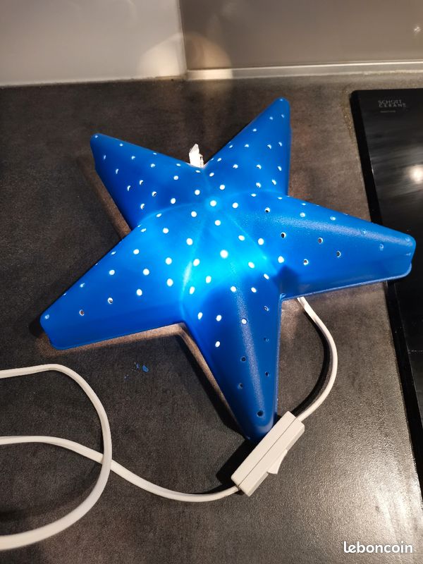 Luminaire applique étoile bleue enfant (image 2)