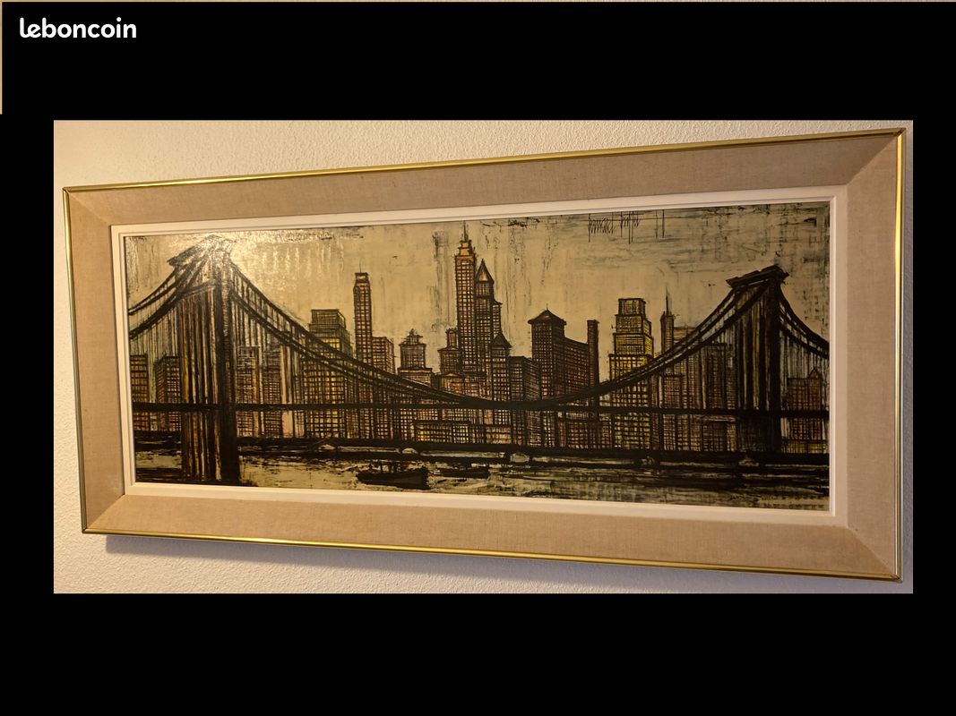 Le pont de Brooklyn, New York authentique reproduction d'un