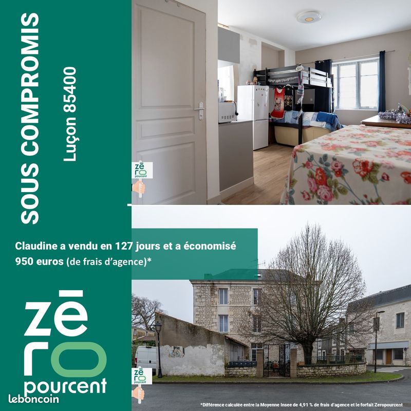 Appartement 1 pièce 27 m² · à Luçon · 27 m² · 49 900 €