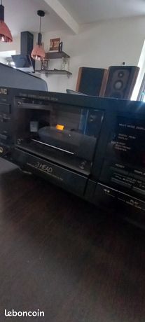 JVC - Changeur de CD XL-M408, platine cassette stéréo double TD-WE91