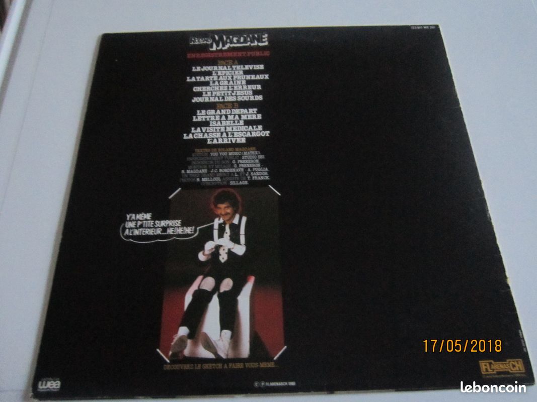 Vinyle 33 tours Roland Magdane (image 2)