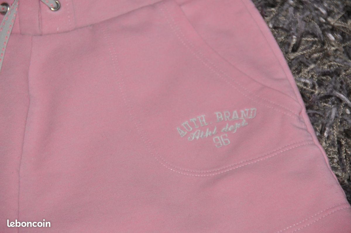 10 ans fille short rose coton OKAIDI (vero68) (image 5)