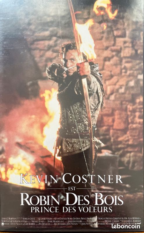 ROBIN DES BOIS Kevin COSTNER. VHS (image 1)