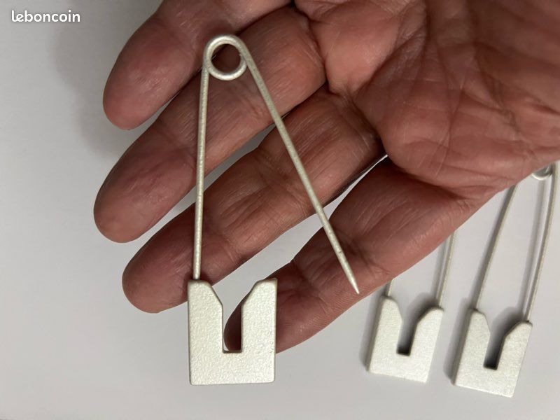 Lot De 15 Grandes Épingles à Nourrice En Métal De 7,9 Cm - Idéales Pour