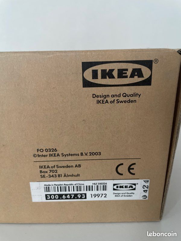 Lampe Tybble Cube Space Age Ikea Vintage (image 3)