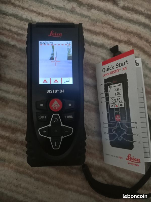Pack Leica DISTO X4 P2P complet — ÉTAT NEUF (Toulouse / 31) (image 2)