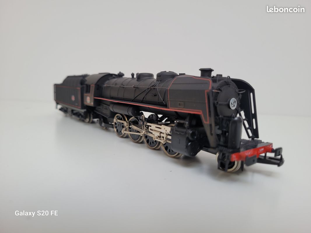 Train wagon N° 8273 Locomotive à vapeur 141 R 1246 dépot de Miramas Jouef Ho (image 10)