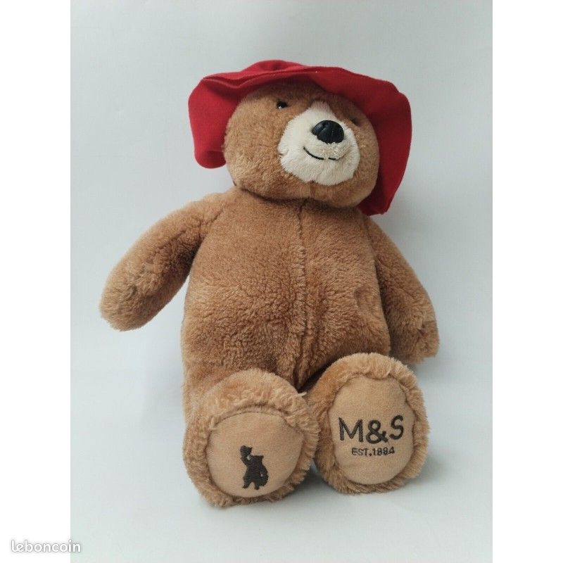 Peluche Paddington Ours M&S Doudou Jouet Jeux Jouets