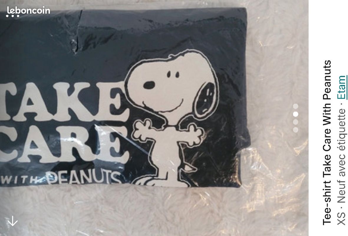 Tee-shirt Take Care With Peanuts (image 4)