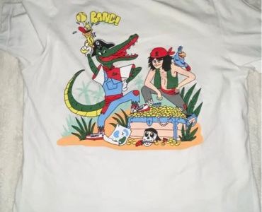 T Shirt Lacoste Moha Lacoste X Bendero Tee Shirt Lacoste La Squale - Main Image