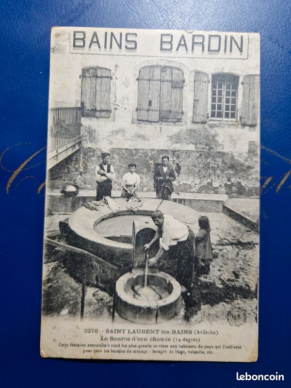 cpa 07 st peray bains resineux roche et curistes
