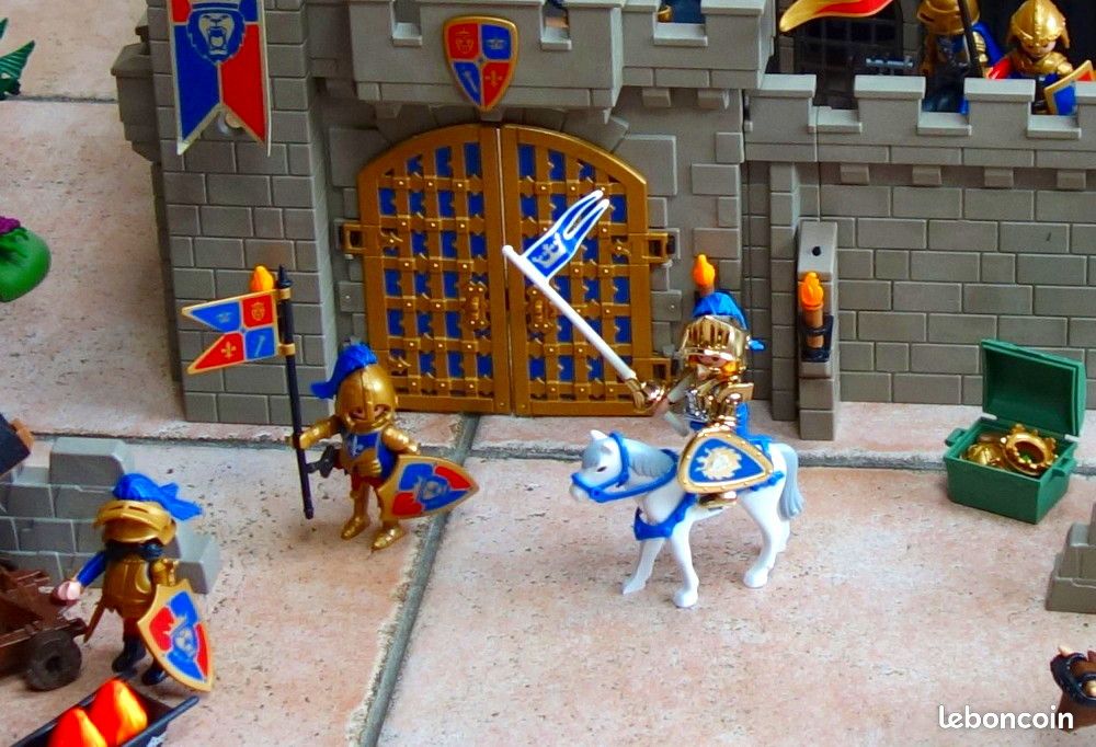 Lot Playmobil Knights Château du Lion Impérial 6000 Tour