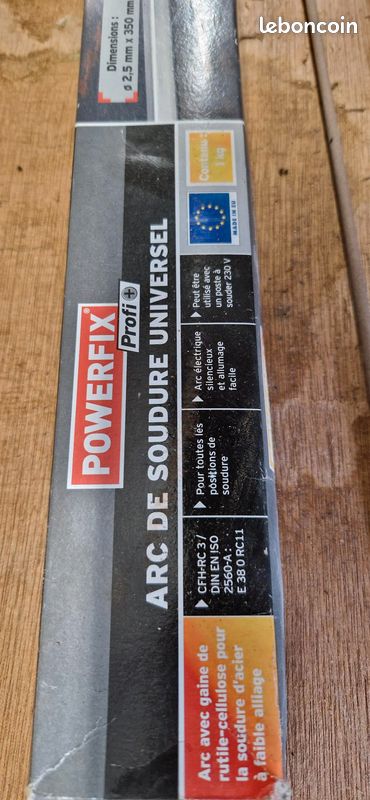 Baguettes pour soudure arc 2.5 mm (image 1)