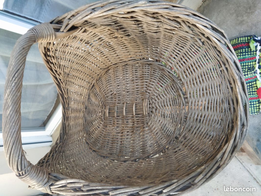 Panier à bois en osier (image 2)