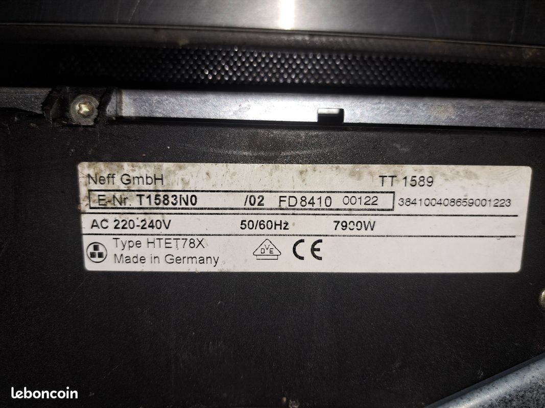 Plaque de cuisson vitro garantie 1an (image 3)