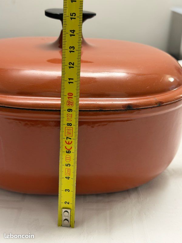 Cocotte en Fonte CREUZET N°21 Ovale (image 5)