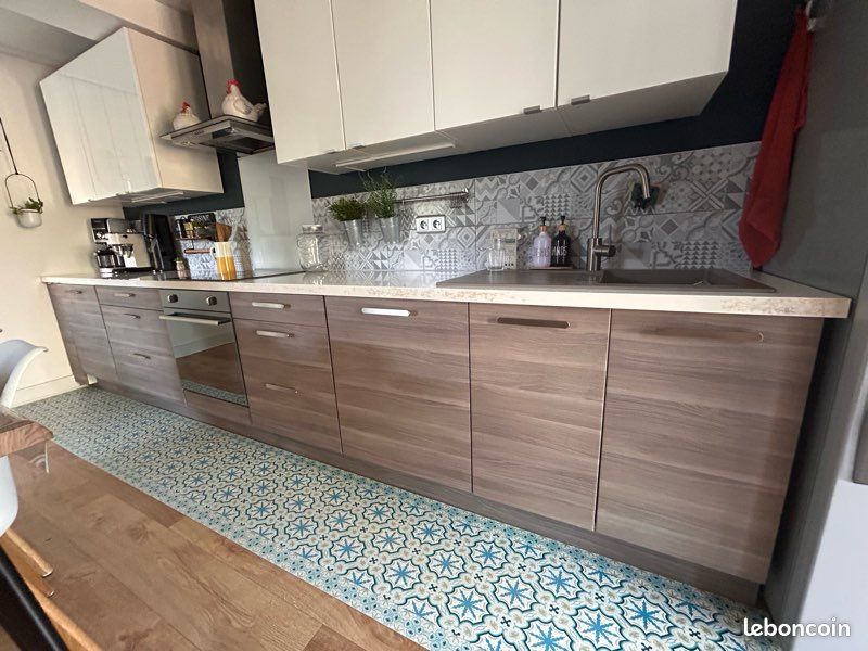 Cuisine IKEA faktum Brokhult meubles bas (image 1)
