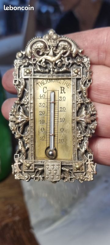 Rarissime thermomètre Ancien Croix en Or (image 4)