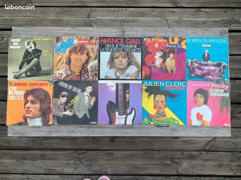 Lot de 45 tours pour jukebox, platine ou table de mixage (image 1)