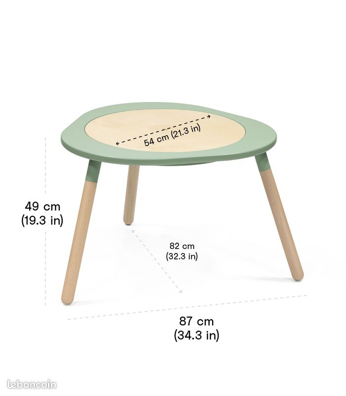 Table d’activités enfant Stokke MU Table V2 – Bon état (image 5)