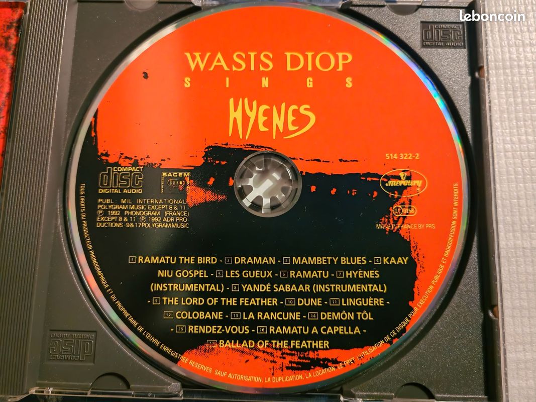Cd wasis Diop sings Hyènes (image 4)