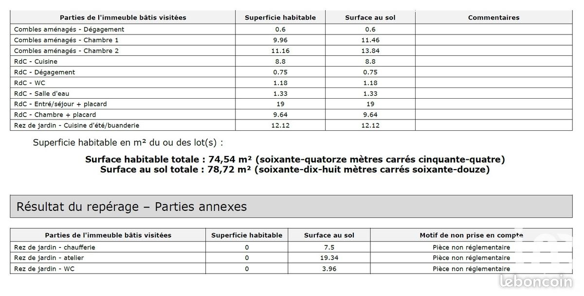 Maison de ville 4 pièces 75 m² (image 18)