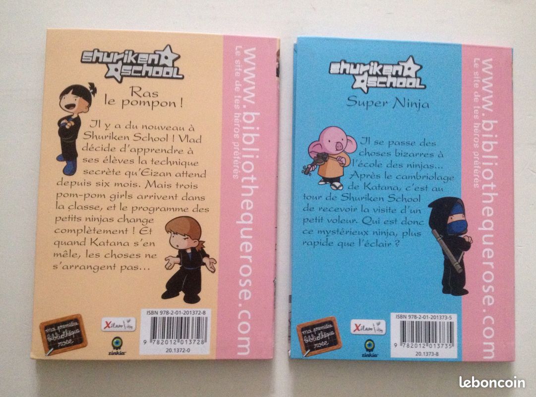 Lot 2 livres "Shuriken School" (image 2)