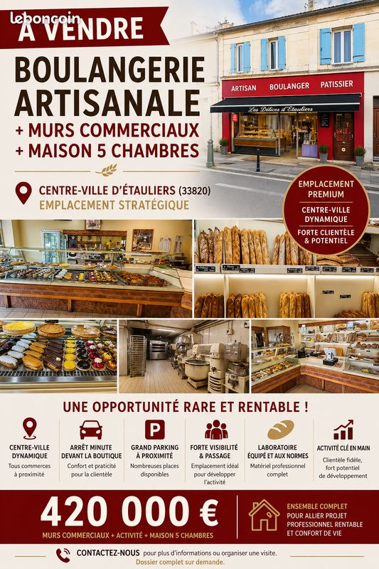 Inconnu 310 m² Étauliers · 310 m² · 420 000 €